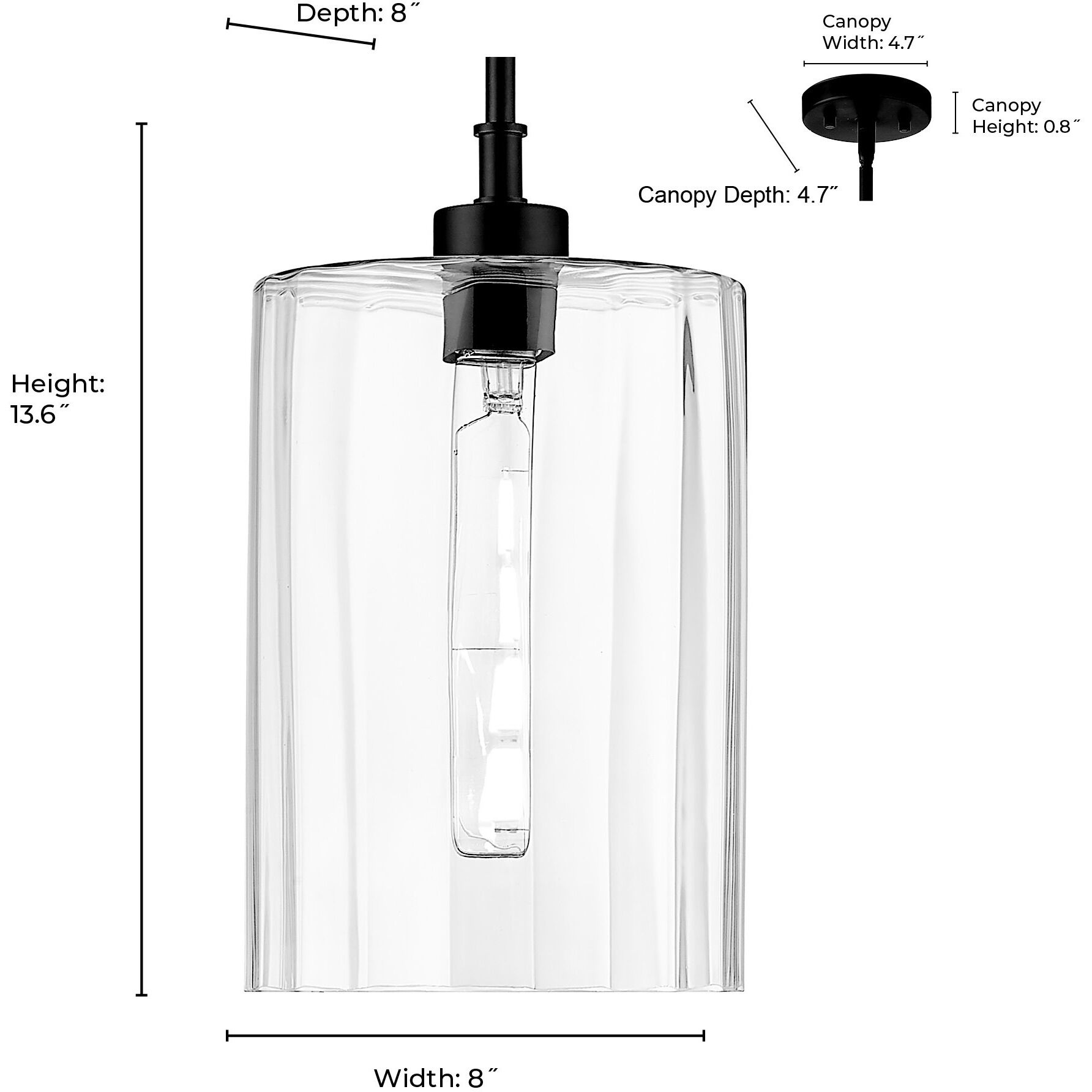 Chastine 1 Light 8 inch Polished Nickel Pendant Ceiling Light